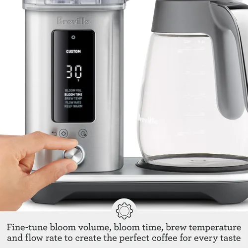 Miniatura 5 de Breville Máquina de café de goteo Luxe BDC415BTR, trufa negra, jarra de vidrio