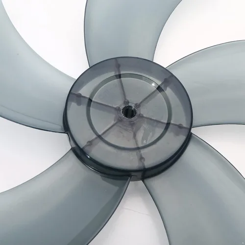 Miniatura 5 de Hoja de ventilador silenciosa de plástico universal con cubierta de tuerca de repuesto para ventilador de pie ventilador de mesa gris #3 10 pulgadas