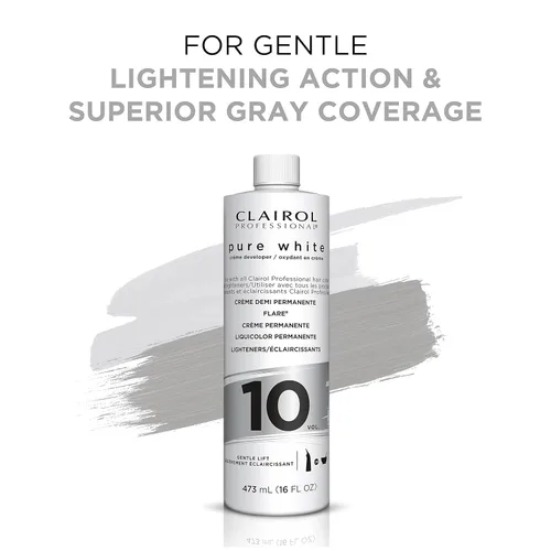 Miniatura 5 de Clairol Professional Pure White 10 Volume Hair Developers for Lightening & Gray Coverage