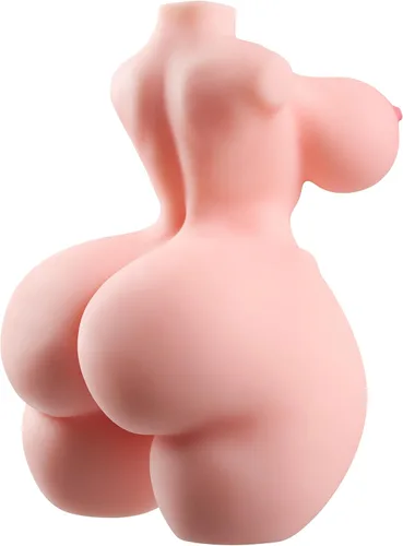 Muñeca sexual pequeña de 2.7 libras, masturbador masculino, juguete de culo, mini coño de bolsillo, muñeca sexual pequeña, torso con 2 agujeros,