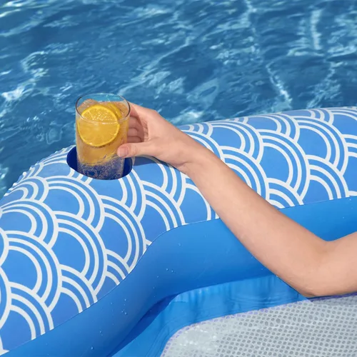 Miniatura 6 de Bestway H2OGO! Flotadores de piscina de felpa de lujo Salones individuales y dobles y tumbonas para adultos