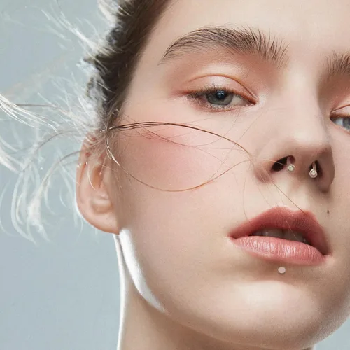 Miniatura 3 de 60 piezas de retenedores de piercing transparentes para cirugía de plástico bioflex para joyería de piercing para nariz, ombligo, pezón, lengua