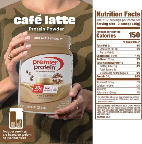 Miniatura 5 de Premier Protein - Proteína en polvo sabor café, B07W6BBGV6, 1
