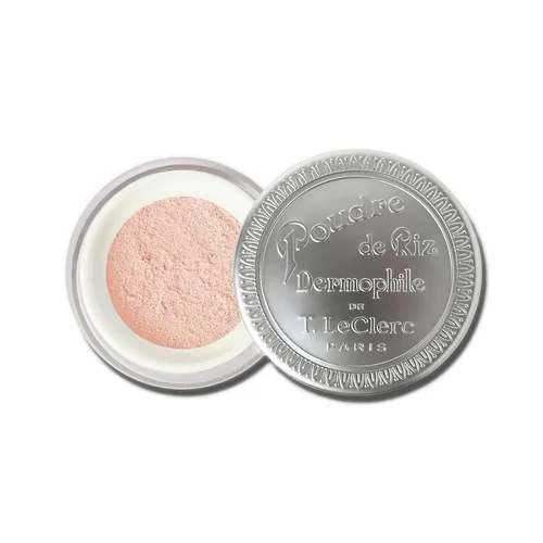 Miniatura 14 de T. LeClerc Polvo facial suelto – Polvo fijador de maquillaje facial de larga duración, mineral mezclable que minimiza los poros y perfecciona