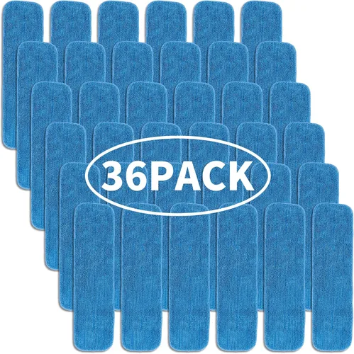 Miniatura 12 de MATTHEW - Almohadillas de repuesto para mopa de microfibra de 18 pulgadas, para mopa húmeda y seca, reutilizables, repuestos de limpieza comercial