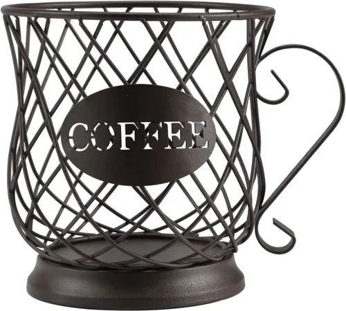TreeLen Soporte para tazas de café K, organizador de almacenamiento de cápsulas K, soporte para tazas Keurig para encimeras, soportes Kcup para