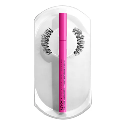 Miniatura 11 de NYX PROFESSIONAL MAKEUP Jumbo Lash! Kit de pestañas postizas veganas con adhesivo delineador de ojos 2 en 1, hasta 12 horas de uso, pestañas Kit