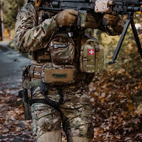 Miniatura 7 de IFAK Kit de Trauma Kit Médico Militar de Primeros Auxilios Control de Sangrado Emergencia Supervivencia Bug Out Bag para Equipo de Campamento
