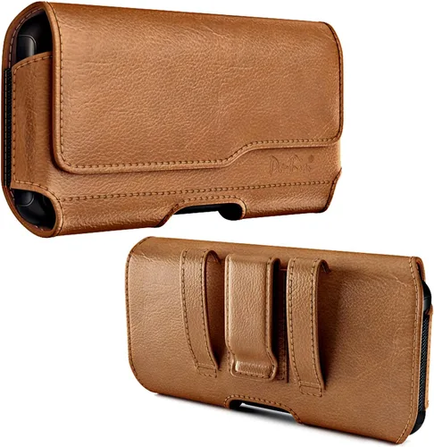 Miniatura 8 de DeBin Funda para iPhone 17 17 Pro 16 16e 16 Pro 15, 15 Pro 14 13 12 11 X Xs 10 XR, Galaxy S25 S24, S23, S22 - Soporte para cinturón de teléfono Negro