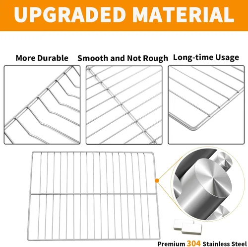 Miniatura 3 de WB48T10095 Reemplazo de rejilla para horno GE Hotpoint 23.75" x 17.5" Piezas para estufa de horno GE Profile Spectra XL44 Rejilla de horno de gas