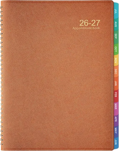 Miniatura 9 de Agenda de citas 2026-2027, agenda diaria de 53 semanas 2026-2027, julio 2026 a junio 2027, planificadores diarios por hora de 9 x 11 pulgadas