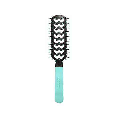 Cricket Static Free Fast Flo Color Vent Hair Brush - Secado rápido y con secador, desenredante y peinado sin encrespamiento - Cerdas antiestáticas,