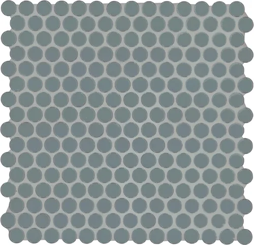 Miniatura 6 de MSI Cielo Azul Pennyround - Azulejo de mosaico de porcelana brillante de 11 x 12 pulgadas para baño, cocina, loseta en muro y azulejos de pared
