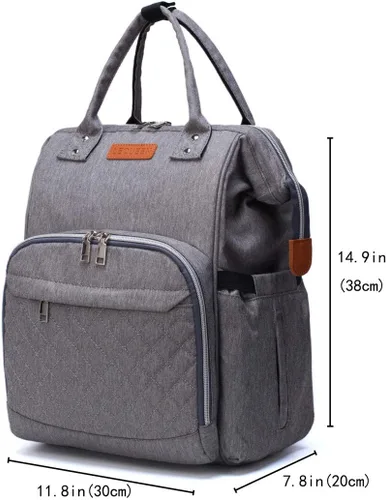 Miniatura 2 de Mochila de pañales para bebé niño y niña, bolsa de pañales multifunción para el cuidado del bebé, bolsas de pañales esenciales para mamá, papá