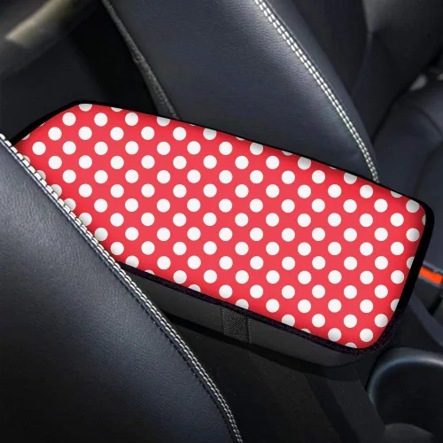 Miniatura 6 de Accesorios interiores de lunares Funda protectora universal para reposabrazos de consola central Protector de vehículo suave y cómodo