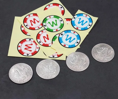 Miniatura 4 de ZQION STC Coin Set Cambio de Monedas Penetrar Monedas Mágicas Trucos Cerca de Monedas Mágicas Trucos de Moneda Accesorios Multiplicar Monedas