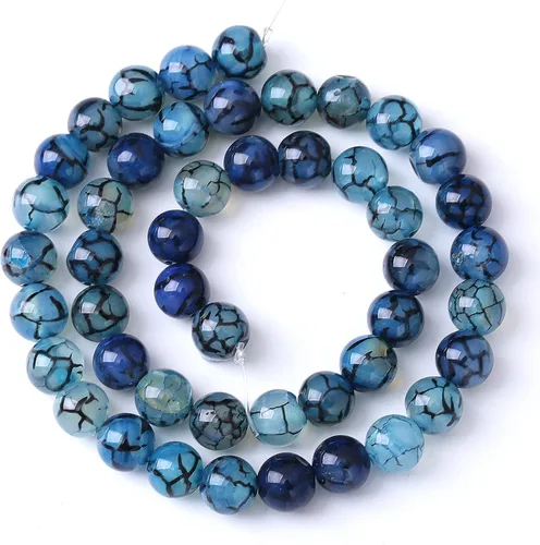 Miniatura 33 de 100 cuentas redondas sueltas de hematita negra de grado AAA para hacer joyas y pulseras