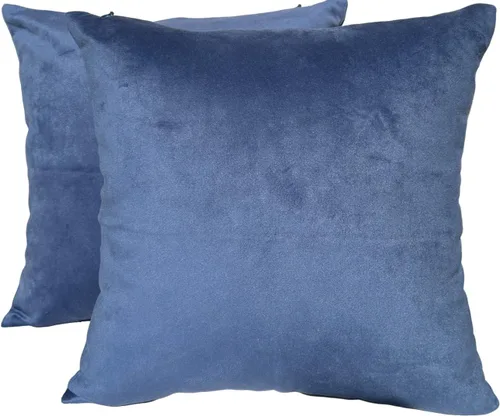 Miniatura 3 de TangDepot - Funda de almohada lisa de terciopelo, funda de cojín supersuave de lujo, muchas opciones de colores y tamaños