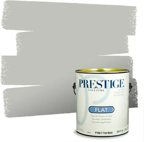 Miniatura 154 de PRESTIGE Paints - Pintura interior e imprimación en uno, 1 galón, cáscara de huevo, pimienta envejecida