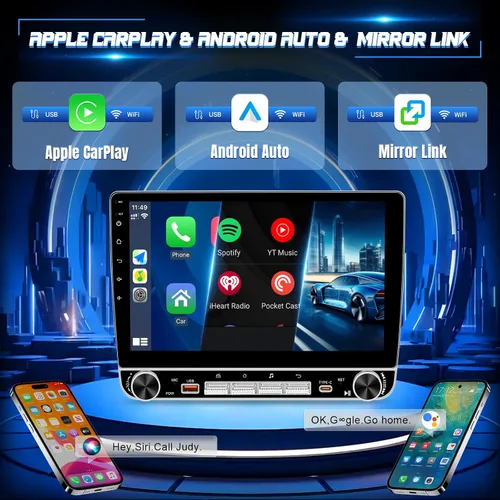 Miniatura 2 de Leadfan Radio de coche de 8 núcleos 4+64G para Ford F150 2009-2012 estéreo con Carplay inalámbrico Android Auto, 10.1 '' Android 13 pantalla táctil