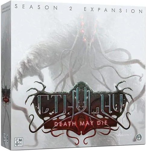 CMON Cthulu: Death May Die Temporada 2 Expansión del juego de mesa - ¡Nuevos horrores y héroes! Misterio cooperativo para niños y adultos, mayores
