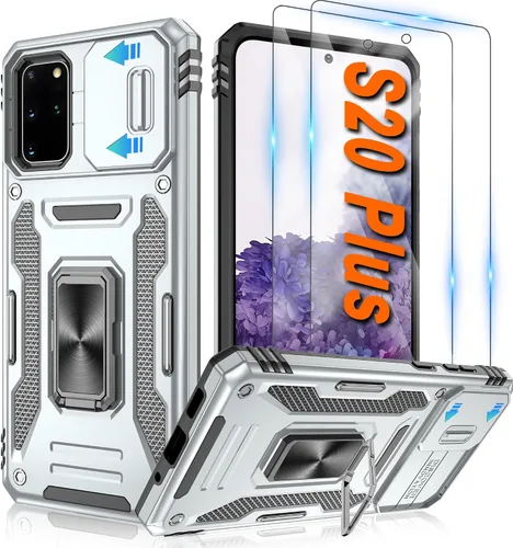 Miniatura 109 de Atump Funda para Motorola Moto G Play 2024 (4G) con [paquete de 2] protector de pantalla HD y cubierta para cámara deslizante, soporte de anillo