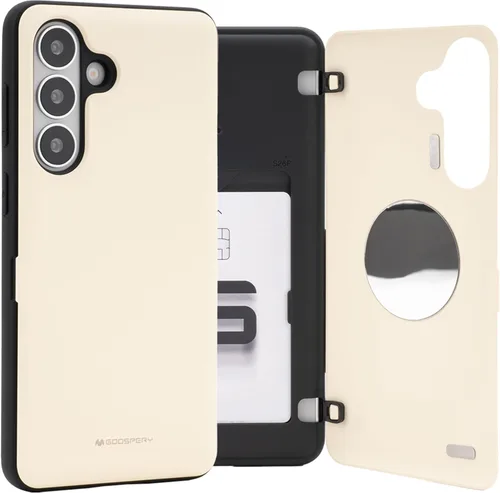 Miniatura 57 de GOOSPERY Funda tipo cartera para Samsung Galaxy S22 Ultra, [tarjetero] parachoques magnético de puerta con cierre automático, cubierta protectora