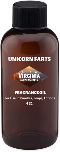 Aceite aromático Unicorn FARTS (botella de 4 onzas) para hacer velas, hacer jabón, hacer tartas, aerosoles para habitación, lociones, ambientadores
