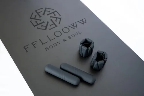 Miniatura 5 de FFLLOOWW BODY & SOUL Tapete de yoga antideslizante de alta calidad para entrenamiento en casa, gimnasio en casa, yoga y pilates, incluye correa