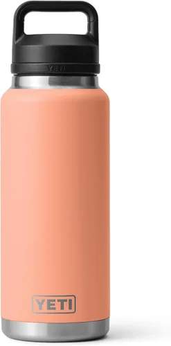 Miniatura 15 de YETI Rambler - Botella de 36 onzas, aislada al vacío, a prueba de fugas, de acero inoxidable con tapón para sorbos Aislamiento al vacío Azul marino