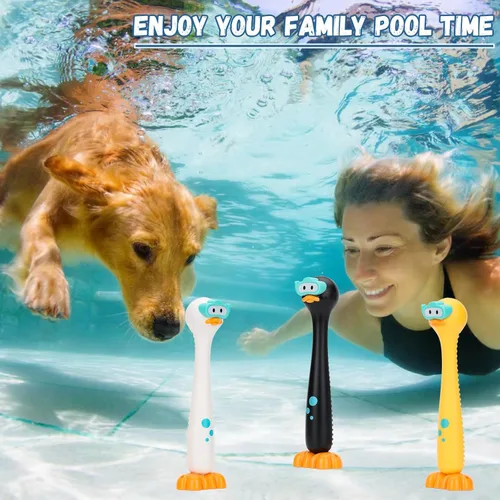 Miniatura 4 de Juego de 3 juguetes de buceo en la piscina para niños, divertidos juegos de piscina para niños, juguetes de agua para niños, el palo de buceo