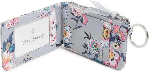 Miniatura 16 de Cartera de lujo de sarga con cremallera y protección RFID para mujer