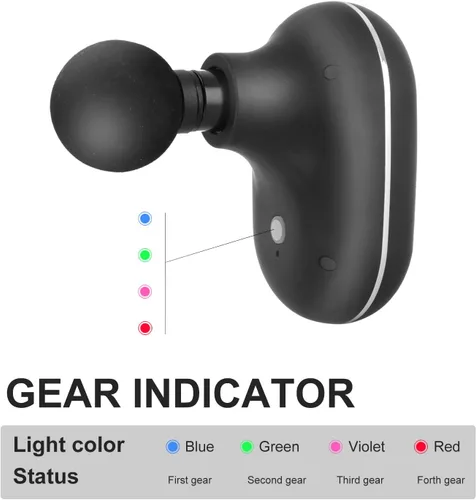 Miniatura 4 de Masaje de cuello, mini pistola de masaje, masajeador deportivo compacto, masajeador muscular de percusión de tejidos profundos, masajeador portátil