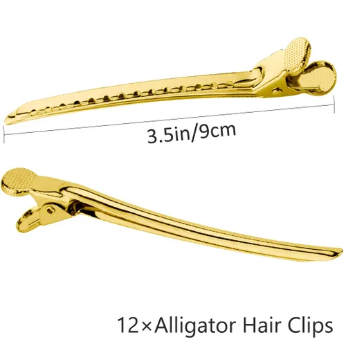 Miniatura 2 de Pinzas de corte de acero inoxidable para cabello y pico de pato - Pasadores para peluquería y uso en salones de belleza