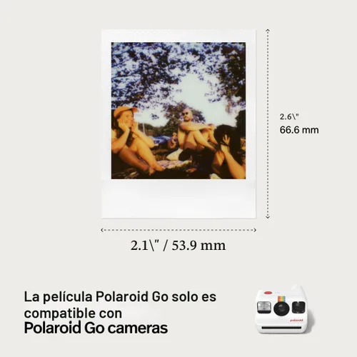 Miniatura 9 de Polaroid Go Generation 2 - Mini cámara instantánea + paquete de película (16 fotos incluidas) - Blanco (6282)