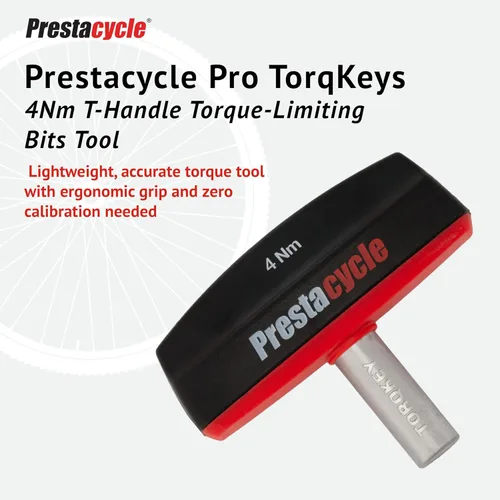Miniatura 2 de Prestacycle TorqKey T-Handle Herramienta predefinida de par de torsión, opciones: 4Nm, 5Nm, 6Nm, 7Nm, 8Nm, 10Nm, 12Nm