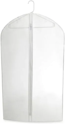 Miniatura 2 de DBM IMPORTS - Bolsas de vinilo transparente para trajes de 24.0 x 39.8in con cremallera para viajes