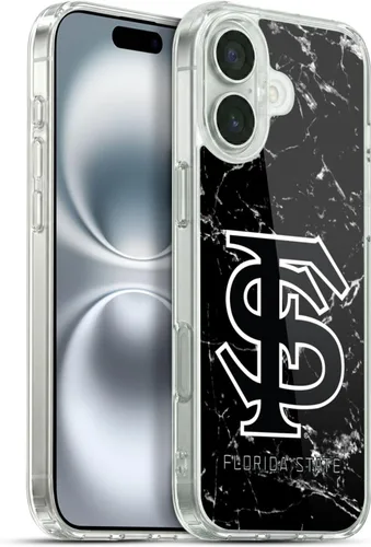 Miniatura 121 de Head Case Designs Funda de gel suave FSU Seminoles de la Universidad Estatal de Florida con licencia oficial compatible con Apple iPhone 13 Pro Max