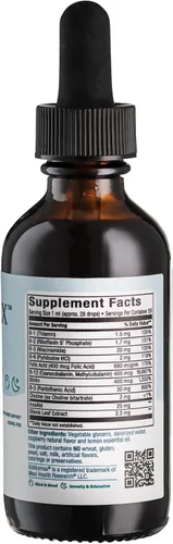 Miniatura 2 de Complejo de vitamina B líquida de frambuesa – Suplemento vitamínico con vitamina B12 – Sublinguales vitaminas B complejas gotas para niños