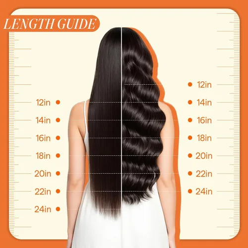 Miniatura 9 de Full Shine Extensiones de cabello humano real de 22 pulgadas con clip, balayage, color marrón degradado a rubio claro, mezcla de marrón, extensiones