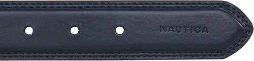Miniatura 4 de Nautica Men's Dress Leather Belt for Suits and Pants Classic Business Fashion Adjustable Metal Buckle