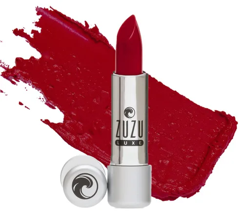 Miniatura 9 de Zuzu Luxe Lápiz labial de color labial (Allure - Coral purpúreo/Crema cálida), lápiz labial natural ultrahidratante, sin parabenos, vegano, sin