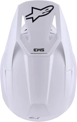 Miniatura 7 de Alpinestars SM3 sólido motocross y casco todoterreno ECE06/DOT Blanco (White Glossy)