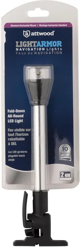Miniatura 6 de Attwood 5557-P12A7 Luz de poste LED plegable de 12 pulgadas