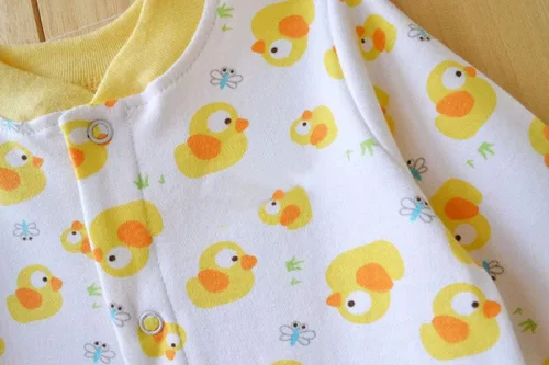 Miniatura 2 de Mameluco de una pieza para bebé de algodón suave con pies para bebés de 0 a 12 meses