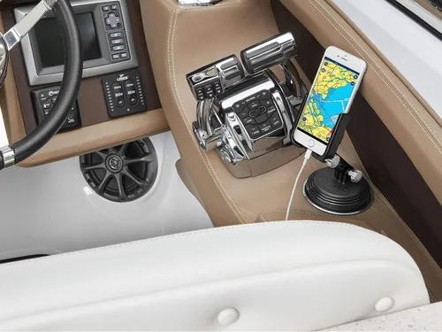 Miniatura 7 de WeatherTech CupFone con extensión – Soporte ajustable y universal para teléfono móvil con portavasos para coche y camión – Mejor diseño para carga