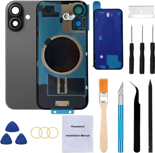 Miniatura 43 de Reemplazo de cristal trasero OEM para iPhone Xs de 5.8 pulgadas con kit de herramientas de reparación y adhesivo preinstalado (Oro)