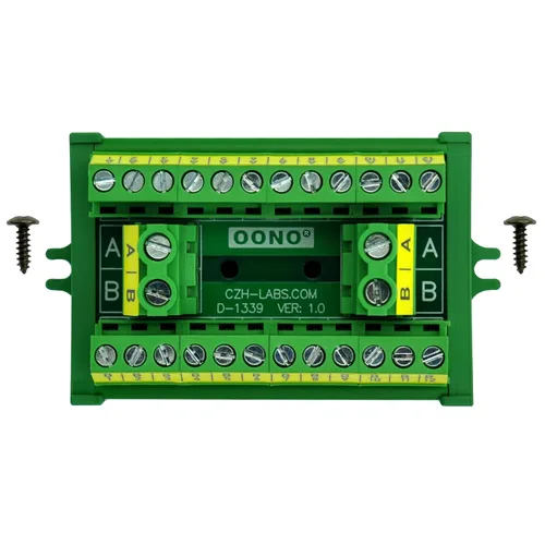 Miniatura 6 de OONO Montaje a tornillo 30A/300V 2x12 Posición Bloque de terminales Módulo de distribución.