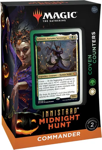 Miniatura 5 de Magic: The Gathering Innistrad: Caza de Medianoche Mazo de Comandante - Conjuros de Brujas (Verde-Blanco)