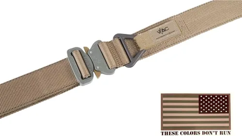 Miniatura 3 de Viking Tactics VTAC Riggers Cinturón con calcomanía de bandera americana de 3 x 5